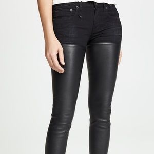 Leather Chaps Jeans